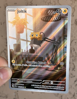 Joltik Full Art, Pokemon Near Mint, White Flare, Illustration Rare, 116/86 - Image 1