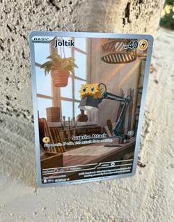 Joltik Full Art, Pokemon Near Mint, White Flare, Illustration Rare, 116/86 - Image 2