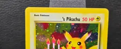 2000 POKEMON PROMO BLACK STAR #24 BIRTHDAY _____'s PIKACHU-HOLO (LP-MP) - Image 2