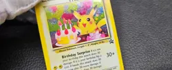2000 POKEMON PROMO BLACK STAR #24 BIRTHDAY _____'s PIKACHU-HOLO (LP-MP) - Image 5