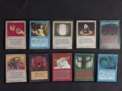 Lot 10 Beta Cards NM MTG 1993 Vintage old school magic - Image 1