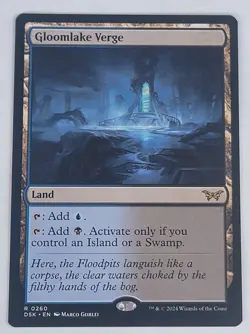 Gloomlake Verge - NM - Duskmourn: House of Horror - DSK 260 - MTG - Magic - Image 1