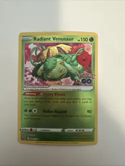 Radiant Venusaur 004/078 Pokemon GO Holo - Image 1