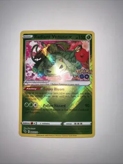 Radiant Venusaur 004/078 Pokemon GO Holo - Image 2