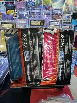 English Pokemon Scarlet and Violet, One black bolt and One white flare (2 Packs) - Image 3