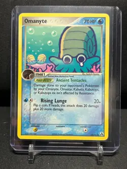 Omanyte 60/92 Pokemon 2006 EX Legend Maker LP - Image 1