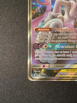 Pokemon Mewtwo & Mew GX SM191 Tag Team NM/Mint Black Star Promo Sun & Moon - Image 4