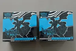 2x Lot Pokemon Scarlet & Violet Black Bolt Elite Trainer Boxes Factory Sealed - Image 1