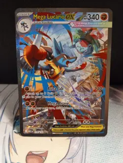 Pokemon Mega Lucario ex (Mega Evolutions 179/132) NM Special Illustration Rare - Image 2