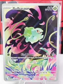 Bulbasaur Illustration Rare - Pokemon Mega Evolution 133/132 NM 🔥PACK FRESH🔥 - Image 1