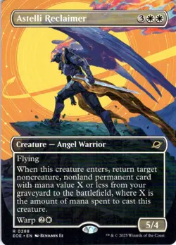MTG Astelli Reclaimer (Borderless) (288) | NM | Edge of Eternities (EOE) - Image 1