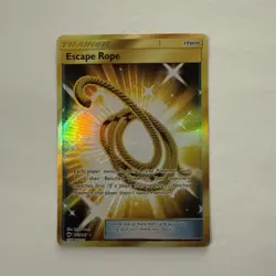 Pokemon TCG Escape Rope 163/147 Holo Secret Rare Sun & Moon Burning Shadows - Image 1