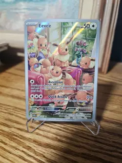 Eevee #188/167 Illustration Rare SV06: Twilight Masquerade Pokemon TCG NM - Image 1