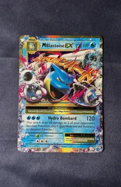 2016 Pokemon XY M Blastoise Ex Evolutions #22 - Image 1
