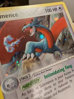 SALAMENCE HOLO WINNER E-LEAGUE STAMPED PROMO 19/97 POKEMON - NEAR MINT UNGRADED - Image 3