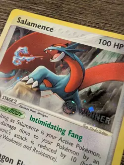 SALAMENCE HOLO WINNER E-LEAGUE STAMPED PROMO 19/97 POKEMON - NEAR MINT UNGRADED - Image 4