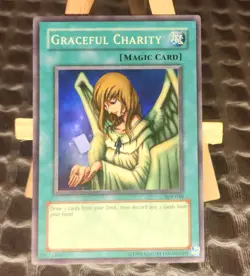 2003 Graceful Charity sdp-040 Unltd Ed (VLP) Super Rare Yu-Gi-Oh! - Image 1