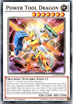 Power Tool Dragon - LC5D-EN236 - Common - 1st Edition - Yugioh - Image 1