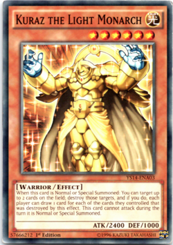 LP Kuraz the Light Monarch - YS14-ENA03 - Common - 1st Edition Yugioh - Image 1