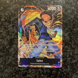PRB02-014 Sabo SR ALT ART One Piece TCG Card - Image 1