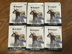 Lot Of 6 Magic The Gathering Final Fantasy Play Pack & Promo SEALED NEW - Image 1