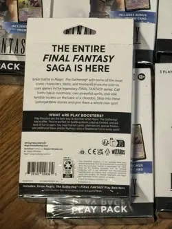 Lot Of 6 Magic The Gathering Final Fantasy Play Pack & Promo SEALED NEW - Image 2