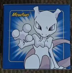 Pokemon Burger King 23k Gold Plated Trading Card Mewtwo Sealed In Blue Box, New - Image 3