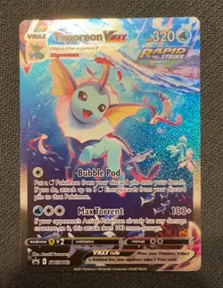 Vaporeon VMAX SWSH182 SWSH: Sword & Shield Promo Cards Holo - Image 1