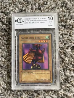 yugioh cards graded psa 10 first edition Skull Red Bird - Image 1