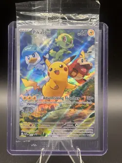 Pokemon Card Pikachu Svp Black Star Promos SVP027 Holo Promo Full Art #27 SEALED - Image 1