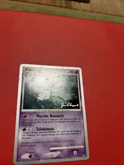 Kirlia 8/17 Pop Series 7 2008 Stamped Pokemon Card World Championship rare LP MP - Image 5