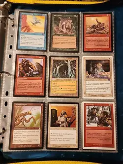 Vintage Magic The Gathering Binder Collection Card Lot MTG 1993-2003 Rares - Image 3