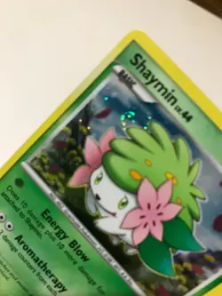 Shaymin 38/127 Cosmos Holo Rare *SWIRL* Platinum Base Set Pokemon Card LP - Image 2