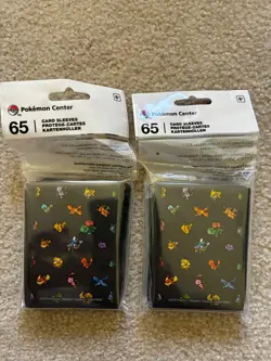 2x POKEMON TCG PIXEL 65 CARD SLEEVES - POKEMON CENTER - 130 SLEEVES TOTAL - Image 1