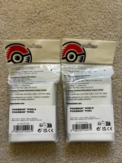 2x POKEMON TCG PIXEL 65 CARD SLEEVES - POKEMON CENTER - 130 SLEEVES TOTAL - Image 2