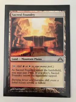 4x Sacred Foundry - Gatecrash - NM/LP - Magic the Gathering Playset - MTG - Image 2
