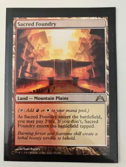 4x Sacred Foundry - Gatecrash - NM/LP - Magic the Gathering Playset - MTG - Image 4