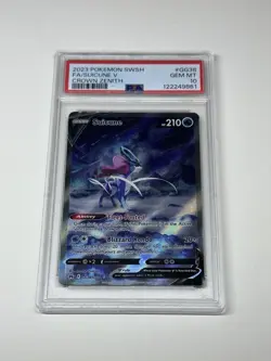 Pokemon Card 2023 Suicune V GG38/GG70 Full Art Crown Zenith GEM MINT PSA 10 - Image 1