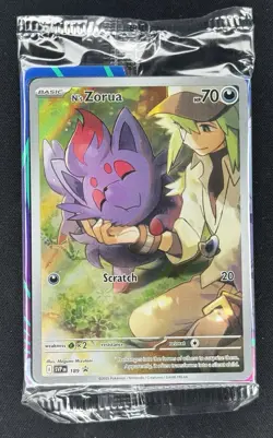 Pokemon TCG Illustration N's Zorua Promo Card #189 Sealed Grade It - Image 1