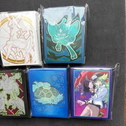 Pokemon TCG ETB Card Sleeves - Lot of 7 Sealed (Surging S, Brilliant S, Journey) - Image 2