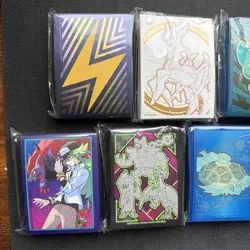 Pokemon TCG ETB Card Sleeves - Lot of 7 Sealed (Surging S, Brilliant S, Journey) - Image 3