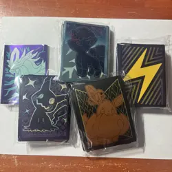 Pokemon Card Sleeves Assorted Partial Packs - Image 1