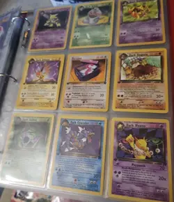 (9) 1st Edition Team Rocket Base Set 1999 Pokemon Cards. Never Played With - Image 1