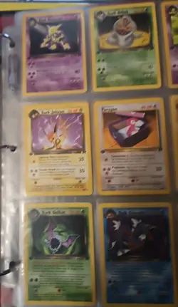 (9) 1st Edition Team Rocket Base Set 1999 Pokemon Cards. Never Played With - Image 2