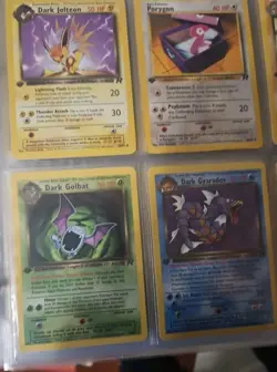 (9) 1st Edition Team Rocket Base Set 1999 Pokemon Cards. Never Played With - Image 5
