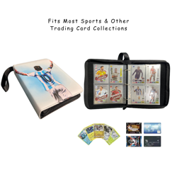 Soccer Cards Binder for Trading Card Collection 440 Pocket Sleeves Album - Image 3