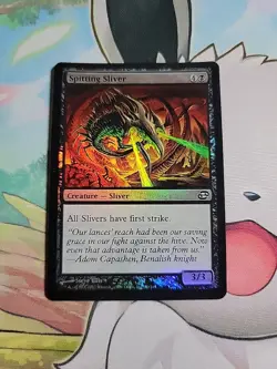 Spitting Sliver FOIL Planar Chaos Black Common MAGIC MTG CARD J8 - Image 1