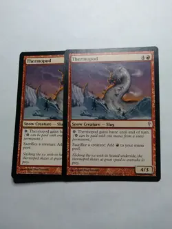 2x x2 Thermopod Coldsnap Red Common MAGIC GATHERING CARD j11 - Image 1