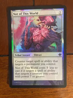 MTG Not of This World Rise of the Eldrazi FOIL - Image 1