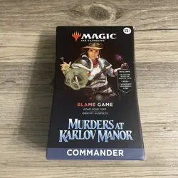 Murders at Karlov Manor Commander Deck - Blame Game MTG BRAND NEW - Image 1